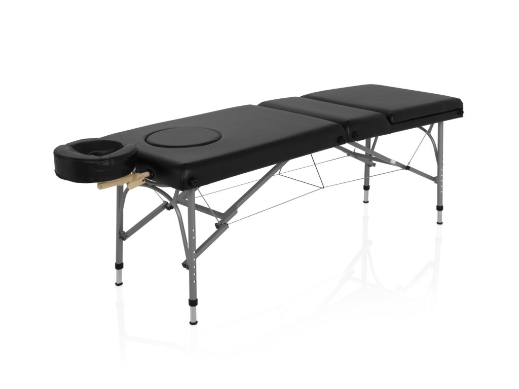 Zengrowth massagetafel Athlete aluminium black